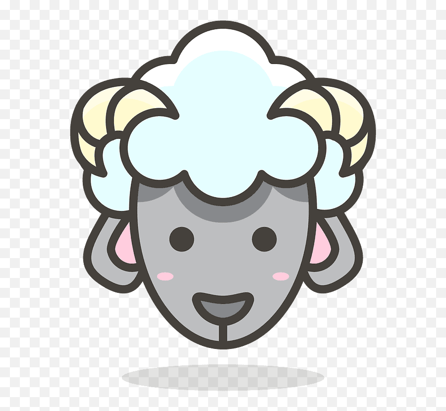 Schaf Clipart - Sheep Emoji Clipart Png Download Full Al Adha Eid Icons,Electricit Emojis