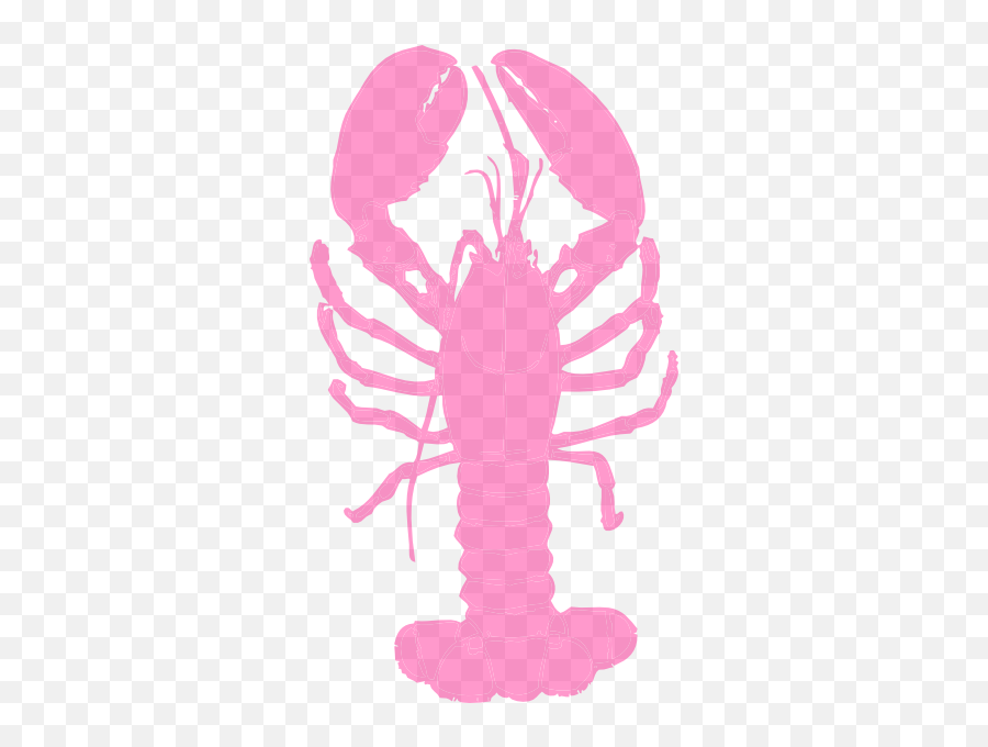 Pink Lobster Clip Art At Clker Vector - Lobster Cartoon Clip Art Emoji,Lobster Emoji