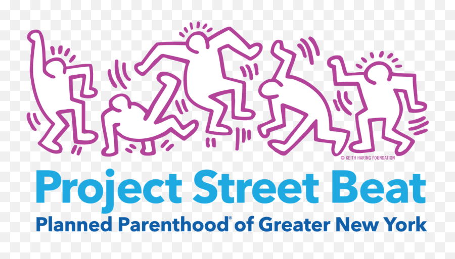 Project Street Beat - Keith Haring Wall Art Emoji,Pink And Broun Emojis