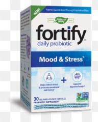 Natureu0027s Way Fortify Optima Mood U0026 Stress - 30 Caps Medical Supply Emoji,Emotion Through Typography All Caps