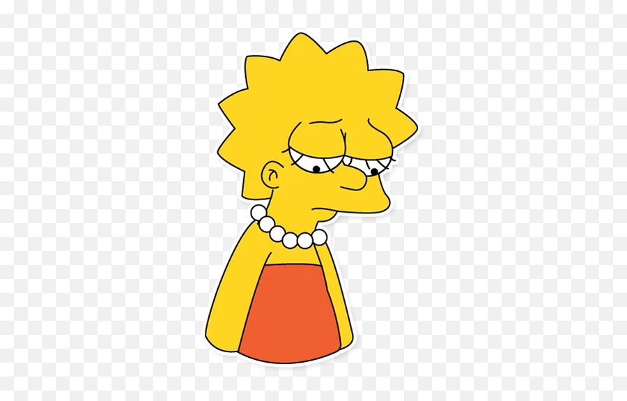 Telegram Sticker - Happy Emoji,Lisa Simpson Emojis