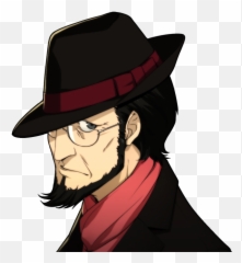 Confidants Characters - Anime Man With Fedora Emoji,Ryuji Emotion Portraits