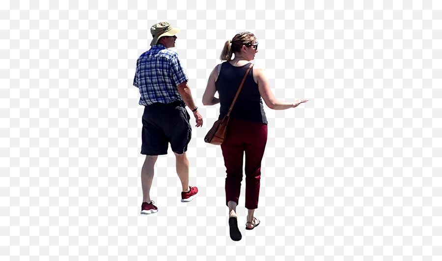 Tourists In The Sun People Cutout Render People - Bermuda Shorts Emoji,Emojis For Bigmen