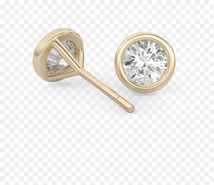 Martini Bezel Stud Earrings Amcor Design - Solid Emoji,Martini Emoji Ring
