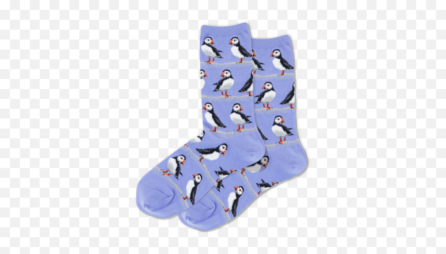 Unisex Munchu0027s The Scream Cotton Dress Crew Socks By Hot - Atlantic Puffin Emoji,Puffin Emoji