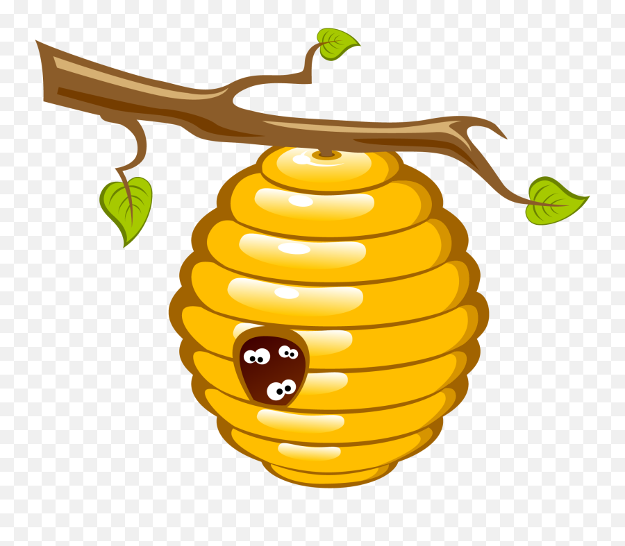Honey Png Photos U2013 Png Lux - Cartoon Beehive Emoji,Bee Swarm Bee Emojis