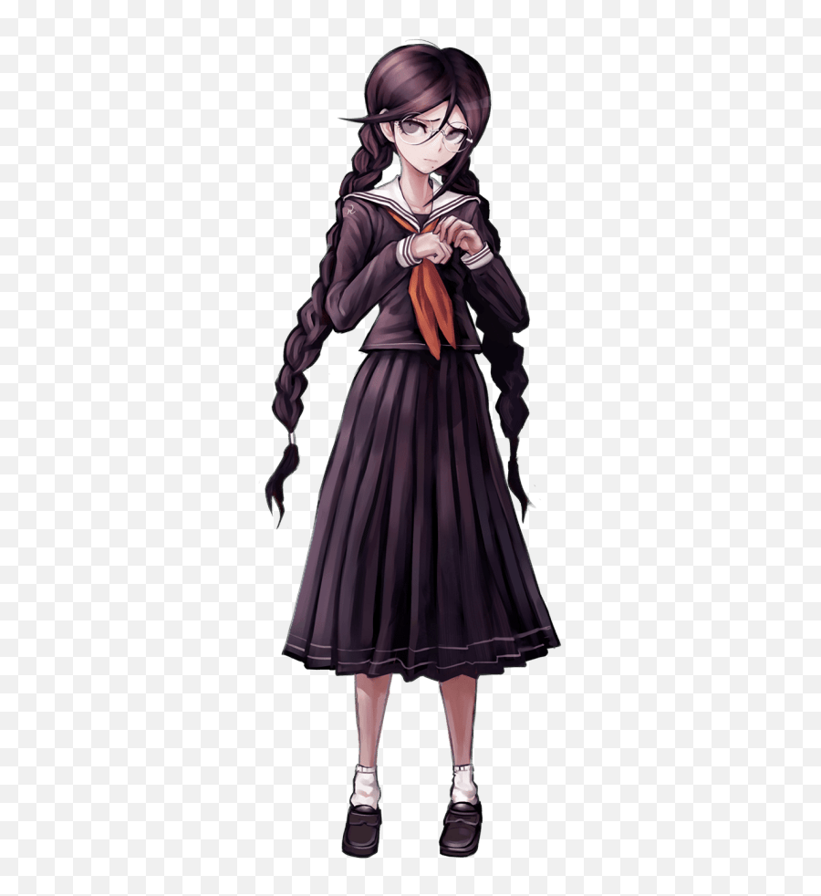 View 9 Sprite Toko Fukawa Transparent - Toko Fukawa Sprites Emoji,Lektor Emoticon