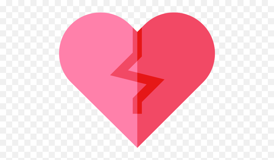 De Coração Partido - Ícones De Amor E Romance Grátis Girly Emoji,Emotion De Coração