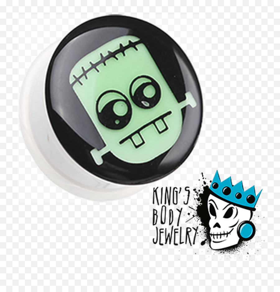 Frankenstein Plugs 2 Gauge - 1 Inch Kings Body Jewelry Emoji,Plug Ear Emoticon