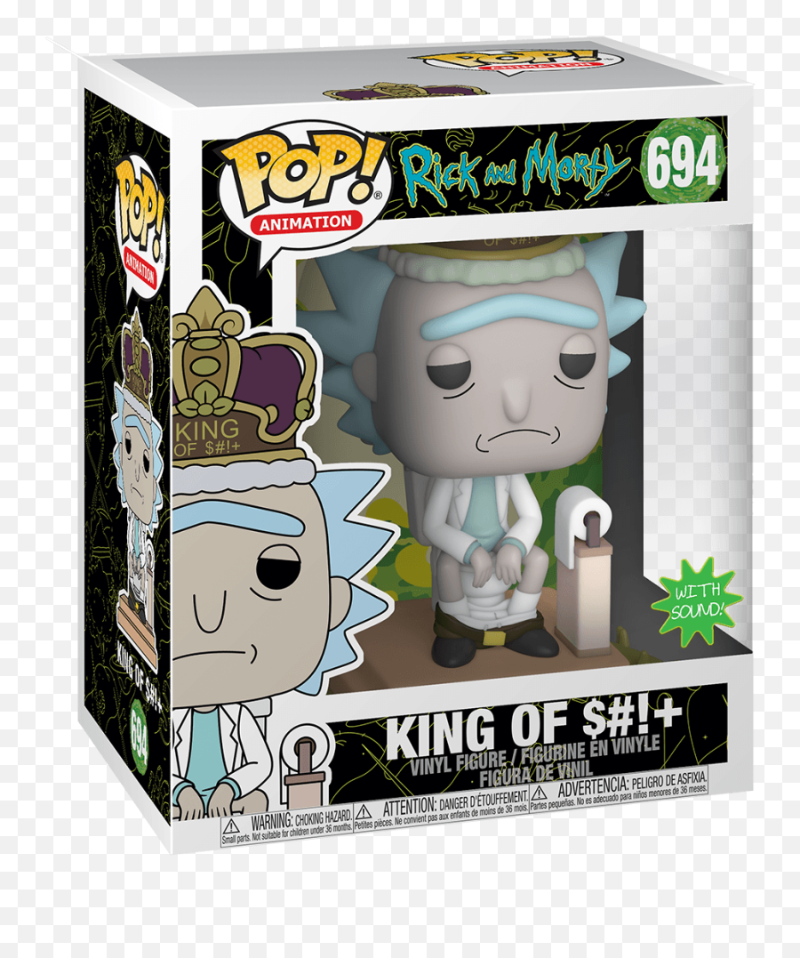 Funko Pop Deluxe Rick U0026 Morty - King Of Wsound Emoji,Rick And Morty Personal Space Emoticon