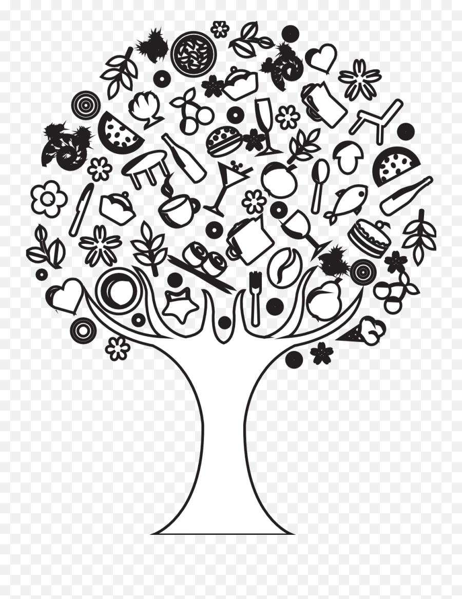 Black And White Abstract Tree Art Drawing Free Image Download Emoji,Emotions Abstract Sculpture