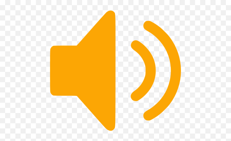Orange Speaker Icon - Free Orange Speaker Icons Emoji,Heart Eyes Emoji Speaker