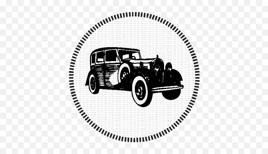 The Gentlemen - Stickers By Colin Munroe Antique Car Emoji,Classic Emoticons