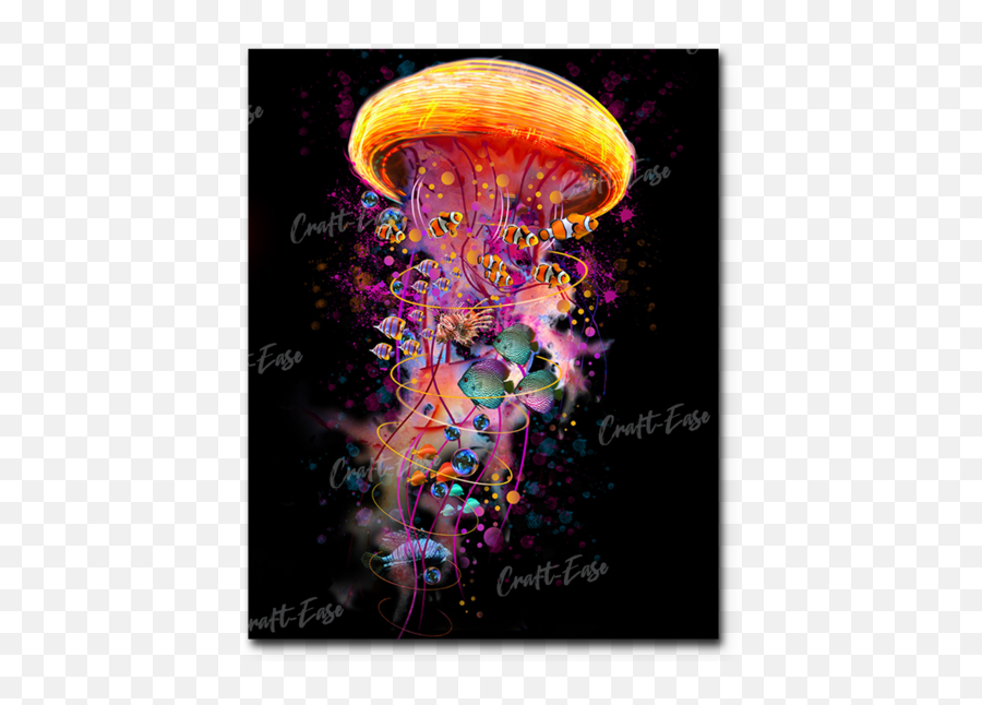 Craft - Ease Paint By Numbers Fantasy Emoji,Emotions Fantasy Art