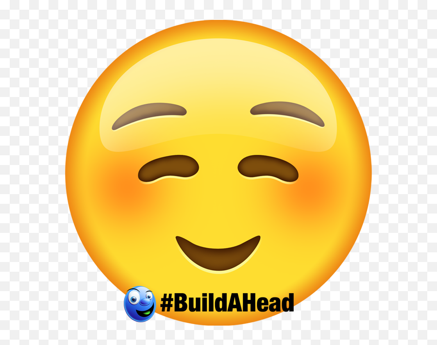 Emoji Transparent Blush Face Emoji - Emoji Blushing,Head Emoji