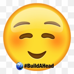 Emoji Transparent Blush Face Emoji - Emoji Blushing,Head Emoji