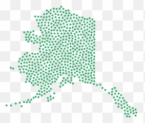 Alaska Marijuana Green - Black And White Spotted Background Openclipart Emoji,Alaska Emoji