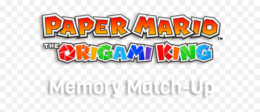 Paper Mario The Origami King Memory Match - Up Play Nintendo Emoji,King Card Emoji