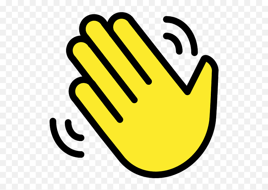 Waving Hand Sign - Waving Symbol Emoji,Waving Emoji