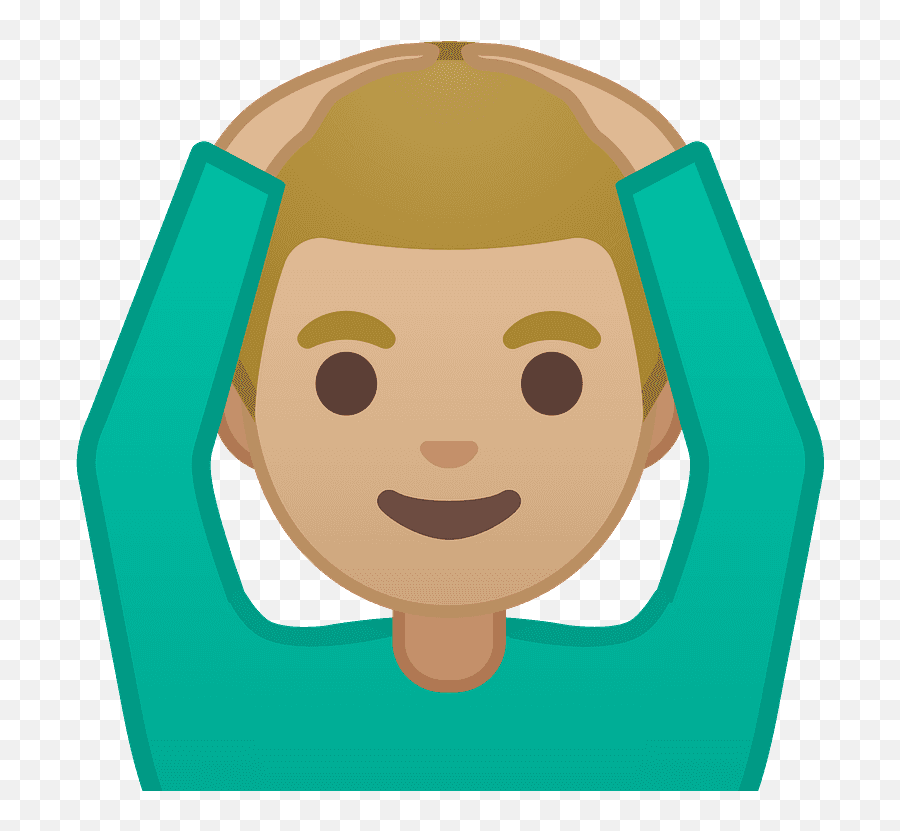 Tono De Piel Oscuro Mujer Haciendo El Gesto De De Acuerdo - Hands On Head Emoji Png,Emoticon Haciendo Pucheros