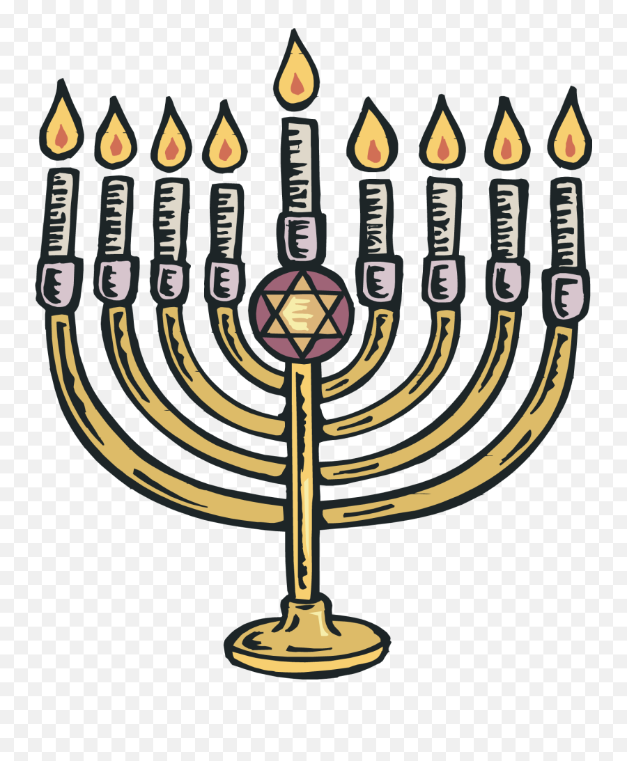 Menorah Emoji Png - Clip Art Library Clipart Hanukkah Menorah,Candle Emoji