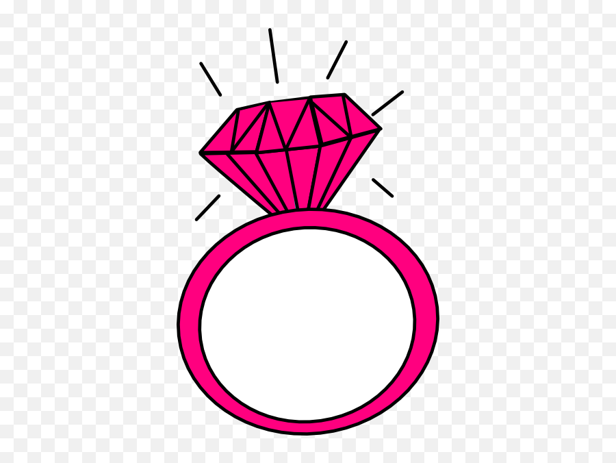 Diamond Ring Ashraf Clip Art At Vector Clip Art Png - Clipartix Anillo De Compromiso Dibujo Emoji,Diamond Ring Emoji