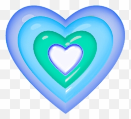 Coeur Nuances De Bleu Turquoise - Girly Emoji,Emoji Coeur Blanc