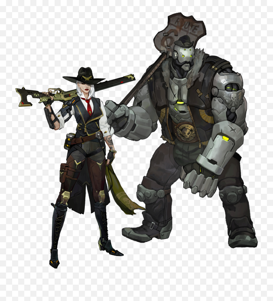 Ashe - Ashe Overwatch Concept Art Emoji,Genjis Voice Lines Have A Lot Of Emotion