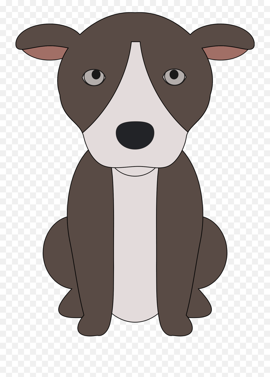 Pitbull Puppy Clipart - American Pit Bull Terrier Emoji,Emoji Of Pitbull