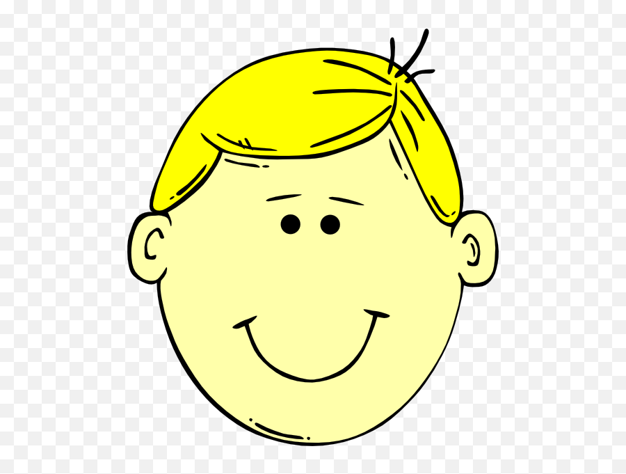 Face For Kids To Color - Clip Art Library Cartoon Man Face Clipart Emoji,Emoticon Estrela