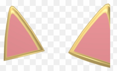 Golden Cat Ears - Roblox Cat Ears Emoji,Cat Ear Headband Emotion