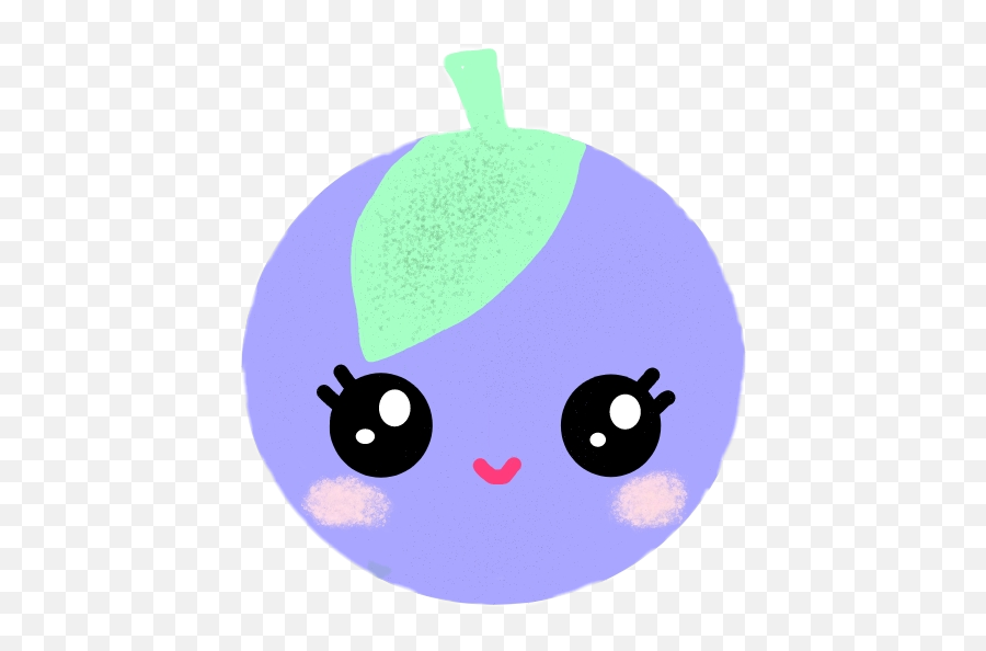Kawaii Sweet Fruit Cute Sticker By - Dot Emoji,Your Sweetness Gif Emoticon