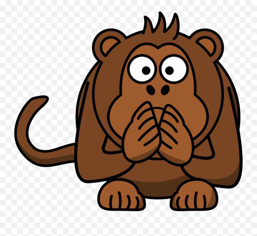 Monkey Speak No Evil Clipart Free Download Transparent Png - Cartoon Monkey Emoji,Speak No Evil Monkey Emoji