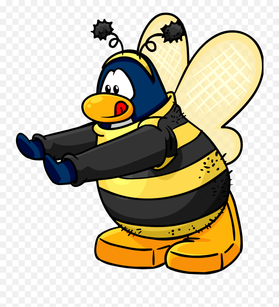 Fuzz The Bee - Club Penguin Png Bee Emoji,Disney Emojis Party Disney Moose Parties