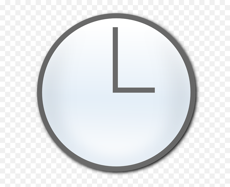 Clock Clipart - Dot Emoji,Facebook Emoticons Clock