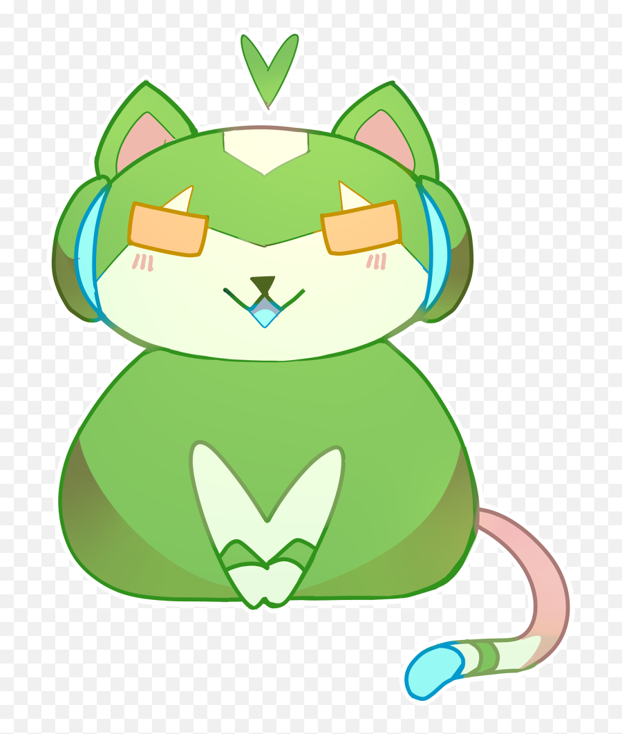 Some Cute Transparent Lions For Ur - Voltron Clipart Full Fanart Green Lion From Voltron Emoji,Kawaii Buff Cat Emoticon