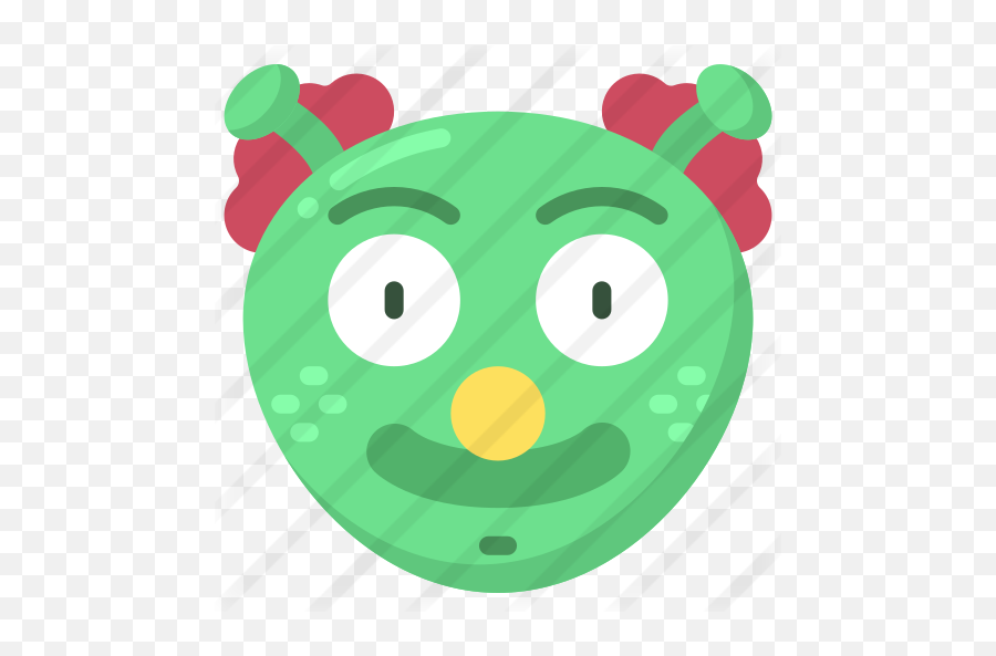 Clown - Happy Emoji,Alien In A Box Emoji