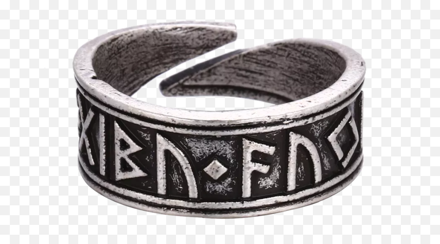 Viking Rune Ring Women Men Nordic Norse Runic Signet Rings Jewelry Bague Anel Adjustable - Ring Emoji,Norse Writing Emojis