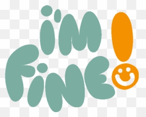 Im Fine Im Fine In Green Bubble Letters - Dot Emoji,Anchorman 