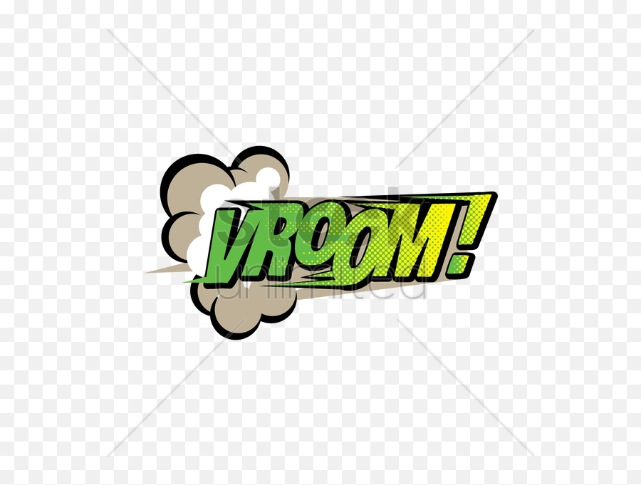 Comic Effect Vroom Vector Graphic - Vroom Onomatopoeia Emoji,Captainsparklez Vroom Vroom Emoticon