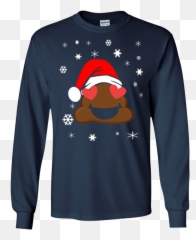 Shop Christmas Emoji Shirt Poop Santa Emoji Heart Eyes - Spirit Lucky Pru Abigail Outfit,Stanta Emoji