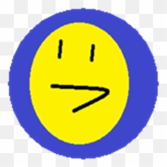 Stupid Face - Roblox Happy Emoji,Stupid Looking Emoticon