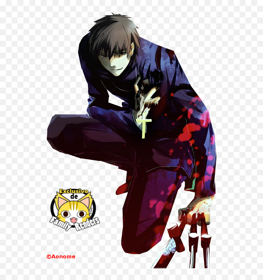 Png - Kotomine Kirei Fate Zero Png Emoji,Kotomine Kirei Emoji