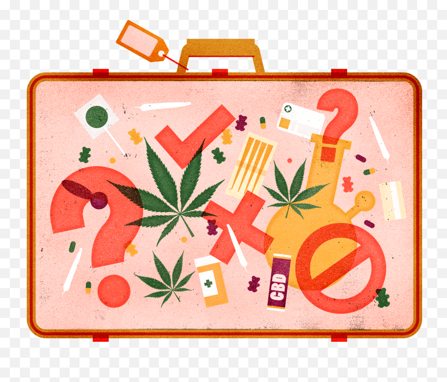 Traveling With Marijuana Answered - Hemp Emoji,Cannabis Piggy Emoticon