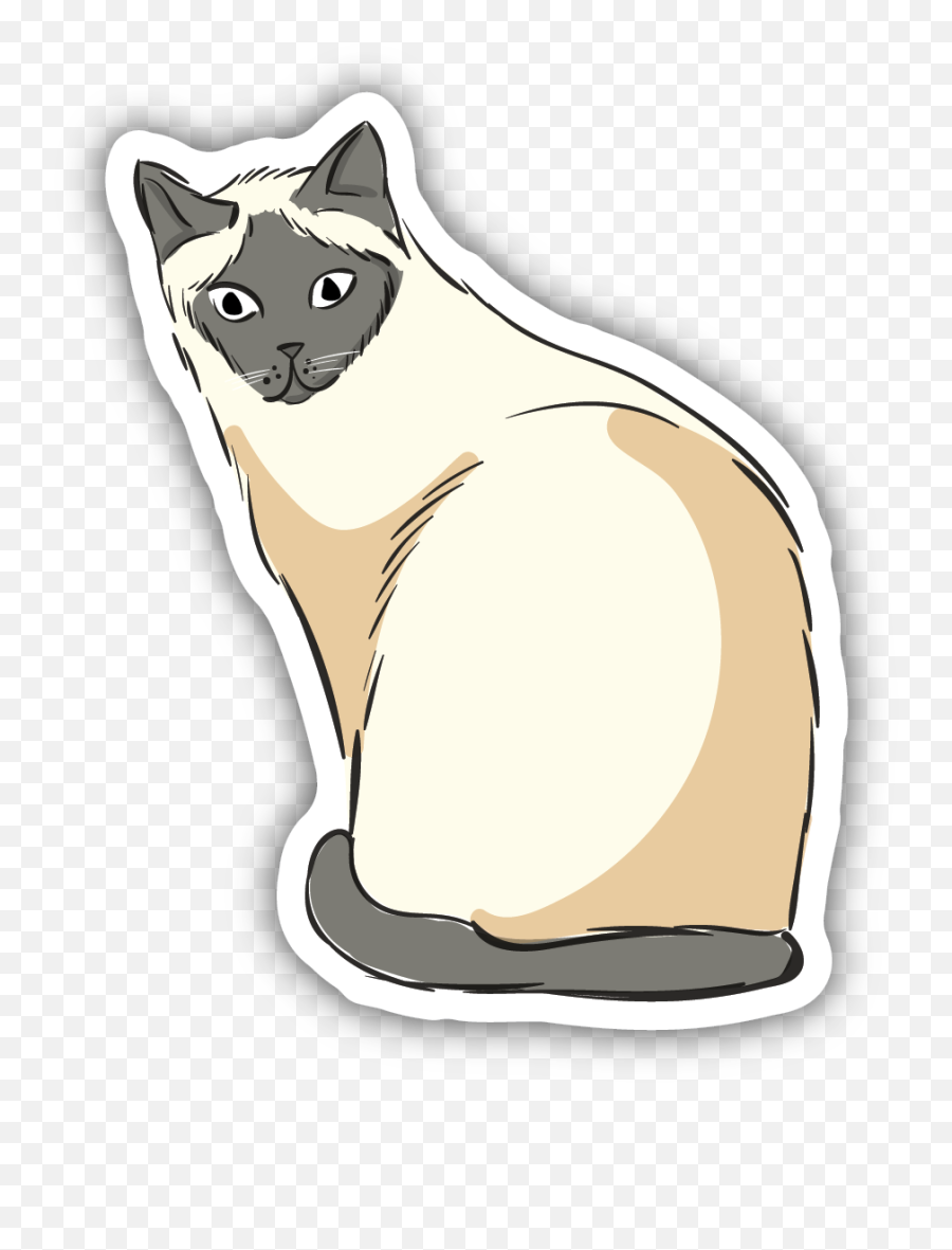Pets - Siamese Cat Emoji,Siamese Kitty Emoticon