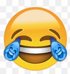 Tripel - Smiley Huilen Van Het Lachen Emoji,Yellow Emoji