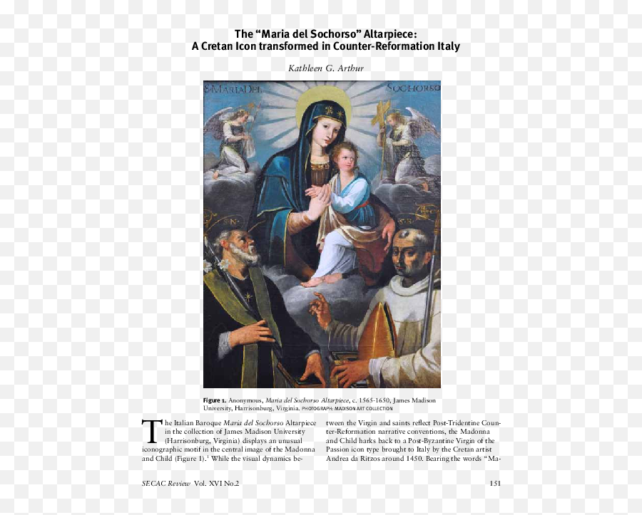Pdf The Maria Del Sochorso Altarpiece A Cretan Icon Emoji,Carracci Strong Religious Emotion