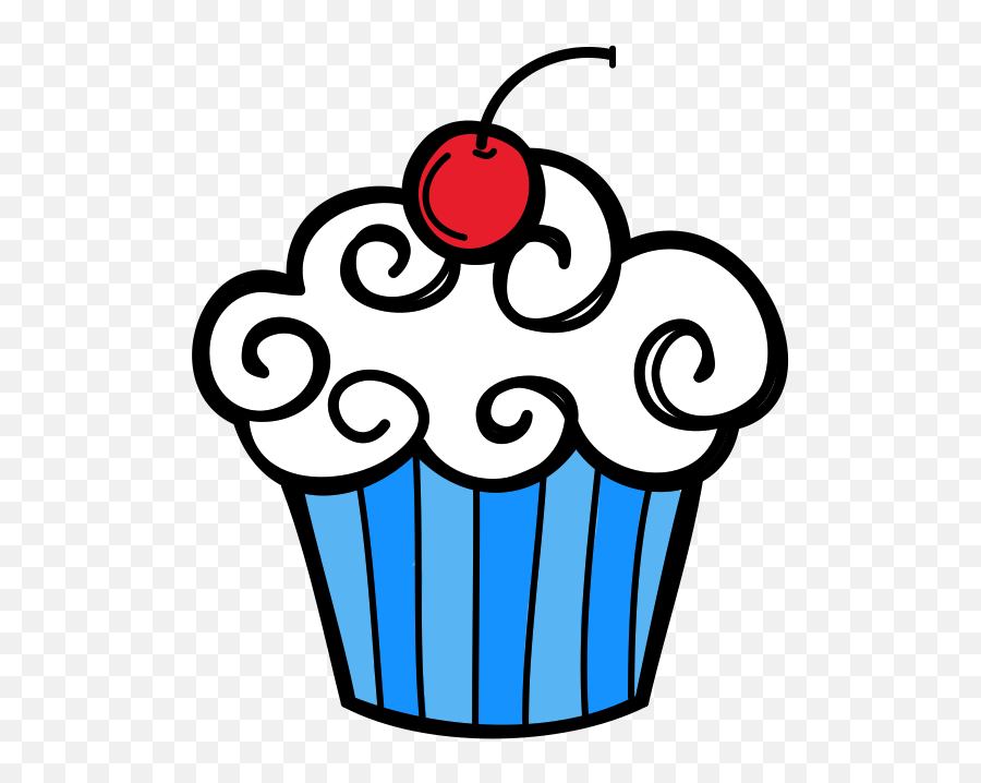 Free Blue Cupcakes Cliparts Download Free Blue Cupcakes Emoji,Emojis On Cupcakes