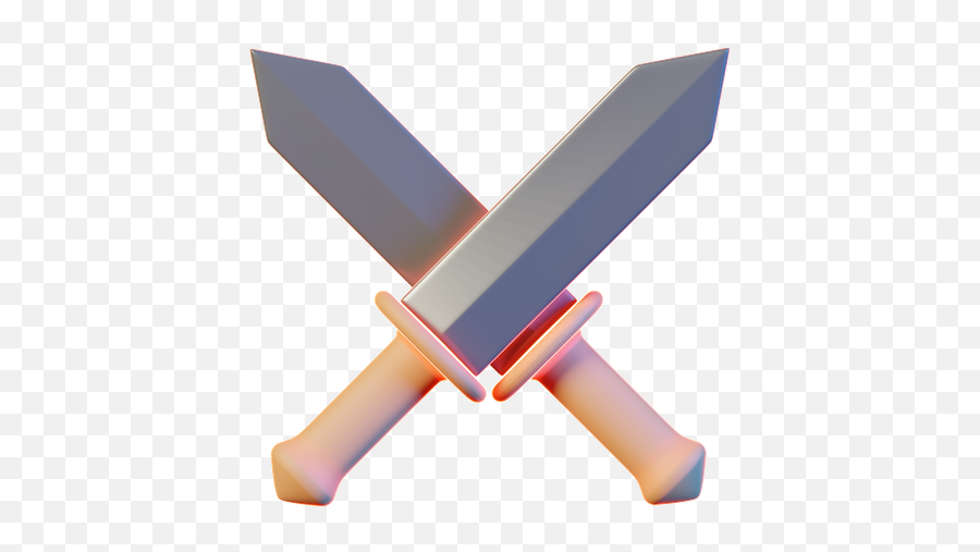 Premium War Sword 3d Illustration Download In Png Obj Or Emoji,Sword Shield Emoji Discord