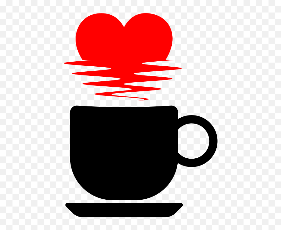 Coffee Cup With Heart Free Svg File - Svg Coffee Cup Emoji,Coffee And Heart Emoji